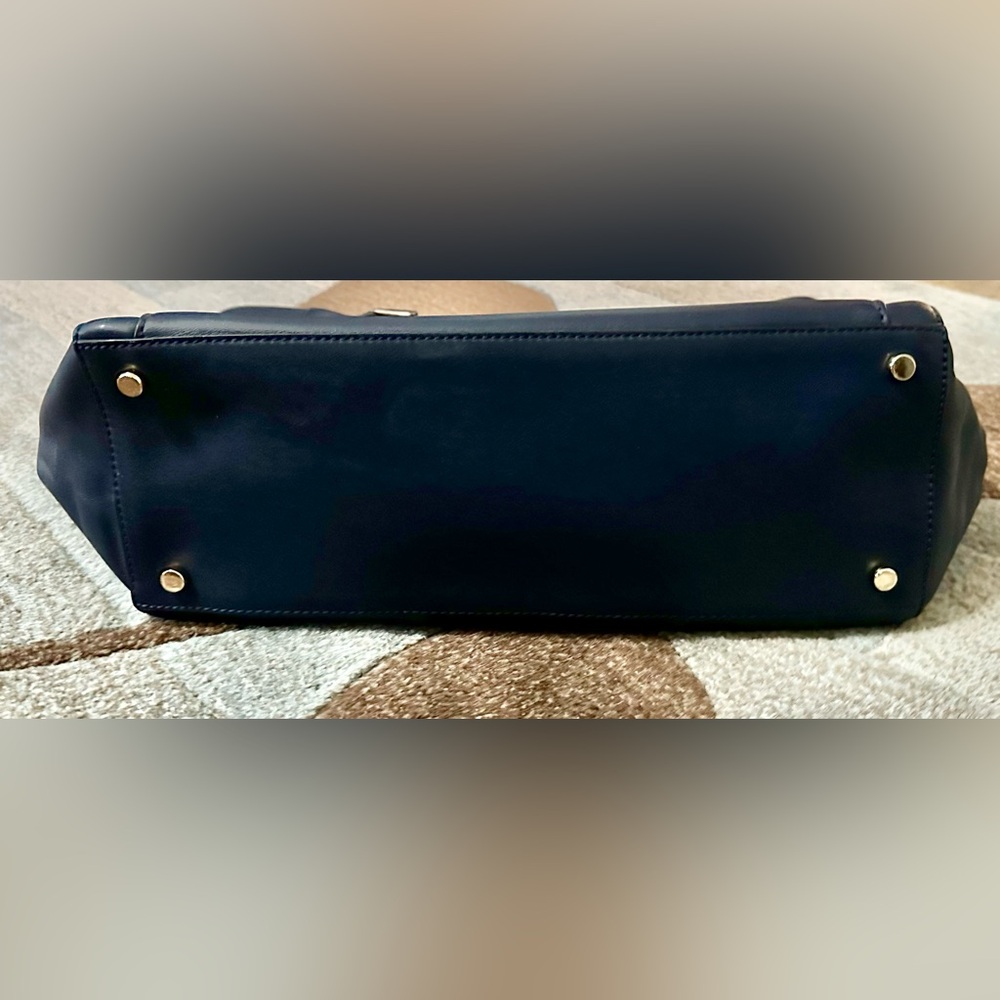 Kate Spade Hampton Road Smooth Navy Leather Davis Tote - Picture 6 of 11